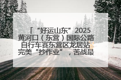 “好运山东”2025黄河口（东营）国际公路自行车赛东营区龙居站 完美“抄作业”，苦战最后时刻黄衫易主