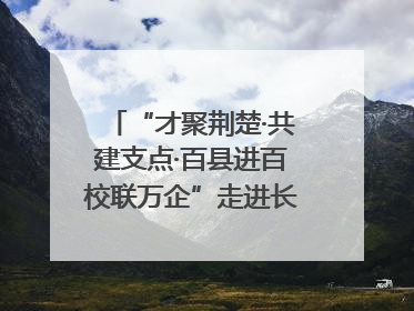 “才聚荆楚·共建支点·百县进百校联万企”走进长江大学文理学院
