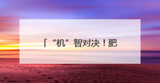“机”智对决！肥西县第四届人工智能竞赛火热开赛
