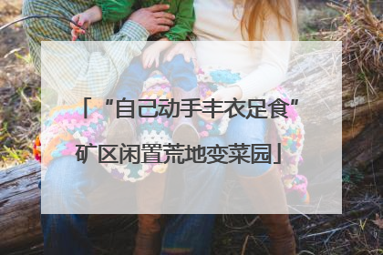 “自己动手丰衣足食”矿区闲置荒地变菜园