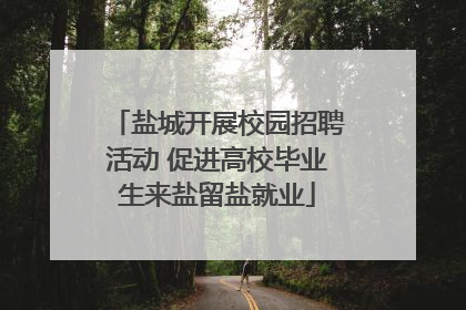 盐城开展校园招聘活动 促进高校毕业生来盐留盐就业