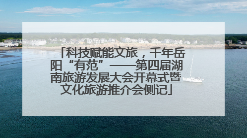 科技赋能文旅，千年岳阳“有范”——第四届湖南旅游发展大会开幕式暨文化旅游推介会侧记