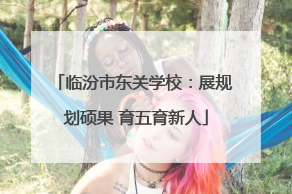 临汾市东关学校：展规划硕果 育五育新人