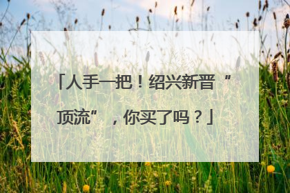 人手一把！绍兴新晋“顶流”，你买了吗？