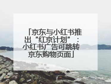 京东与小红书推出“红京计划”：小红书广告可跳转京东购物页面