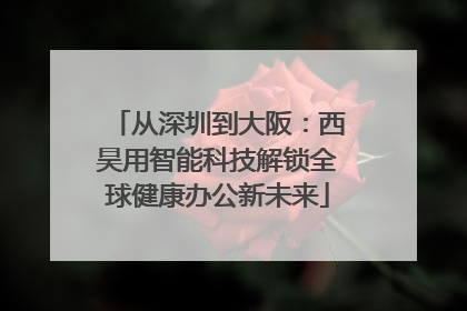 从深圳到大阪：西昊用智能科技解锁全球健康办公新未来