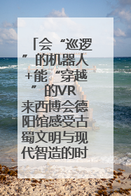 会“巡逻”的机器人+能“穿越”的VR 来西博会德阳馆感受古蜀文明与现代智造的时空对话｜西博视界