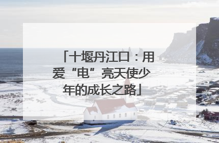 十堰丹江口：用爱“电”亮天使少年的成长之路