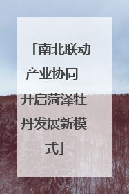 南北联动产业协同 开启菏泽牡丹发展新模式