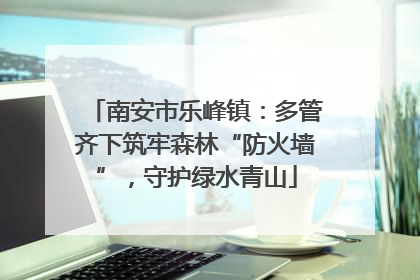 南安市乐峰镇：多管齐下筑牢森林“防火墙”，守护绿水青山