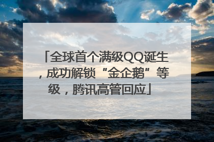全球首个满级QQ诞生，成功解锁“金企鹅”等级，腾讯高管回应