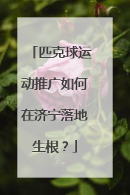 匹克球运动推广如何在济宁落地生根？