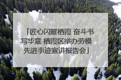 匠心闪耀栖霞 奋斗书写华章 栖霞区举办劳模先进事迹宣讲报告会