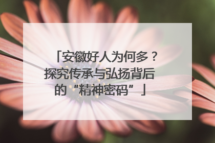 安徽好人为何多？探究传承与弘扬背后的“精神密码”