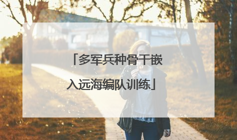 多军兵种骨干嵌入远海编队训练