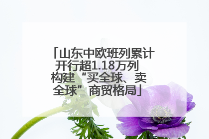 山东中欧班列累计开行超1.18万列 构建“买全球、卖全球”商贸格局