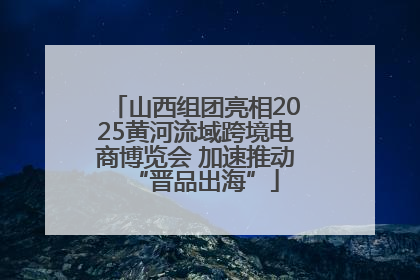 山西组团亮相2025黄河流域跨境电商博览会 加速推动“晋品出海”