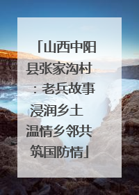 山西中阳县张家沟村：老兵故事浸润乡土 温情乡邻共筑国防情