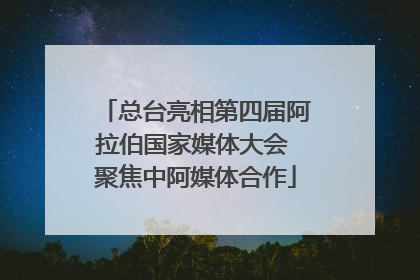 总台亮相第四届阿拉伯国家媒体大会 聚焦中阿媒体合作