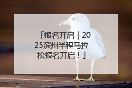 报名开启｜2025滨州半程马拉松报名开启！