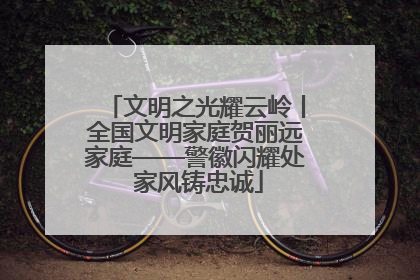 文明之光耀云岭丨全国文明家庭贺丽远家庭——警徽闪耀处 家风铸忠诚