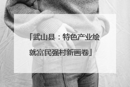 武山县：特色产业绘就富民强村新画卷