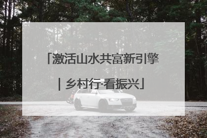 激活山水共富新引擎｜乡村行·看振兴