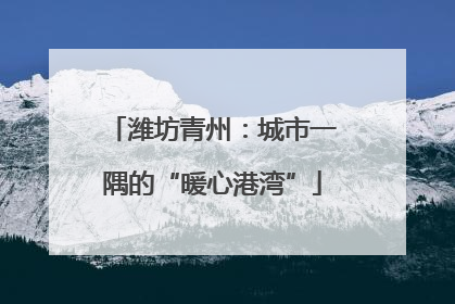 潍坊青州：城市一隅的“暖心港湾”