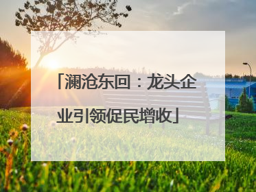 澜沧东回：龙头企业引领促民增收