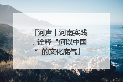 河声丨河南实践，诠释“何以中国”的文化底气