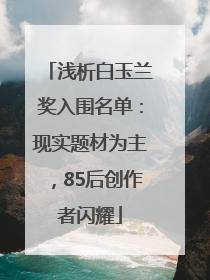 浅析白玉兰奖入围名单：现实题材为主，85后创作者闪耀