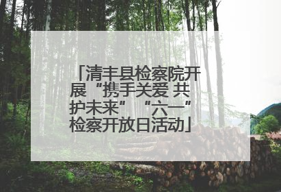清丰县检察院开展“携手关爱 共护未来”“六一”检察开放日活动
