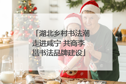 湖北乡村书法潮走进咸宁 共商李邕书法品牌建设