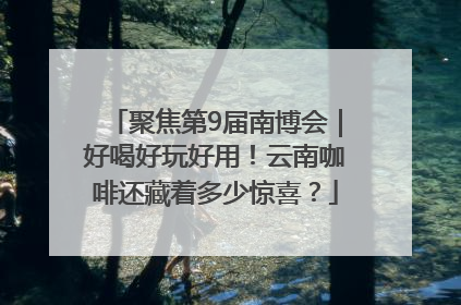 聚焦第9届南博会｜好喝好玩好用！云南咖啡还藏着多少惊喜？