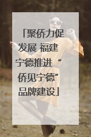 聚侨力促发展 福建宁德推进“侨见宁德”品牌建设