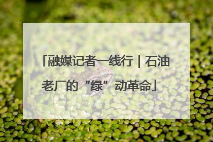 融媒记者一线行｜石油老厂的“绿”动革命