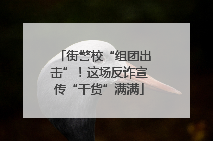街警校“组团出击”！这场反诈宣传“干货”满满