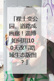 裸土变公园、道路成画廊！淄博如何用100天改写路域生态版图？