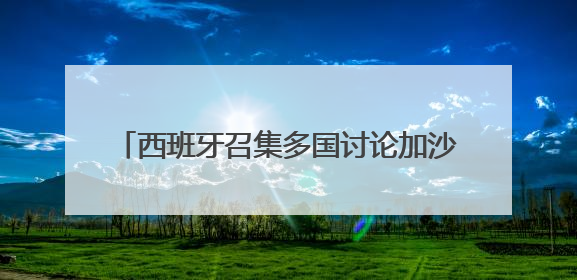 西班牙召集多国讨论加沙局势 呼吁制裁以色列