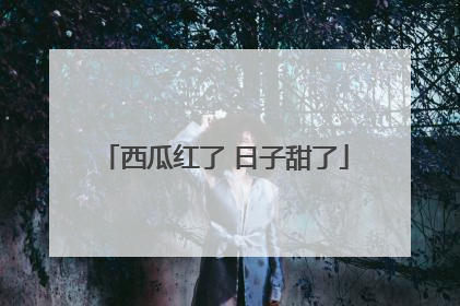 西瓜红了 日子甜了