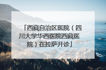 西藏自治区医院（四川大学华西医院西藏医院）在拉萨开诊