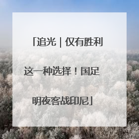 追光｜仅有胜利这一种选择！国足明夜客战印尼