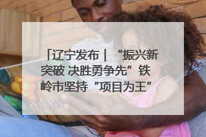 辽宁发布｜“振兴新突破 决胜勇争先”铁岭市坚持“项目为王”推进经济高质量发展