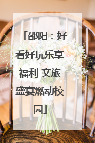 邵阳：好看好玩乐享福利 文旅盛宴燃动校园
