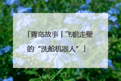 青岛故事丨飞檐走壁的“洗舱机器人”