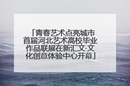 青春艺术点亮城市 首届河北艺术高校毕业作品联展在新汇文·文化创意体验中心开幕