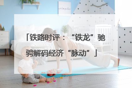 铁路时评：“铁龙”驰骋解码经济“脉动”