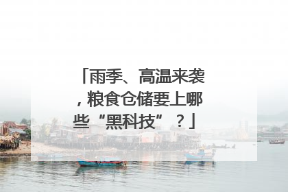 雨季、高温来袭，粮食仓储要上哪些“黑科技”？