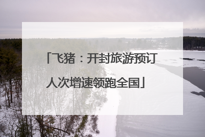 飞猪：开封旅游预订人次增速领跑全国