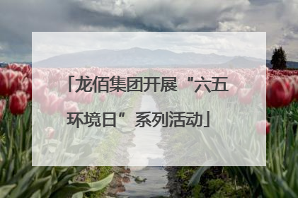 龙佰集团开展“六五环境日”系列活动